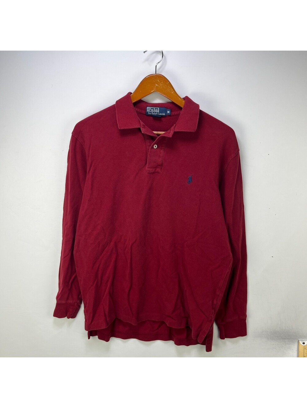 Vintage Polo Ralph Lauren Long Sleeve Pony Polo Shirt M